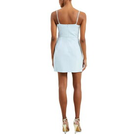 フレンチコネクション レディース ワンピース トップス Women's Whisper V-Neck Mini Dress Cashmere Blue