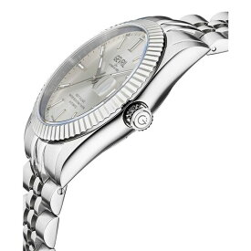 ジェビル レディース 腕時計 アクセサリー Men's West Village Swiss Automatic Silver-Tone Stainless Steel Bracelet Watch 40mm Silver
