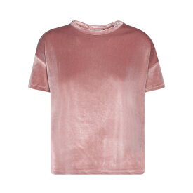 ヘルノ レディース Tシャツ トップス Glamour Chenille Resort T-shirt Pink & Purple