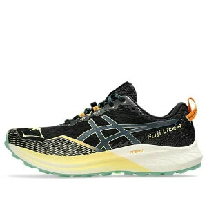 ASICS �A�V�b�N�X �����Y �X�j�[�J�[ �yASICS Fuji Lite 4 'Black Bright Yellow' 1011B698-002�z �T�C�Y US_12.5(30.5cm)