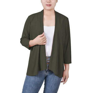j[[NRNV fB[X jbg&Z[^[ AE^[ Women's Solid 3/4 Sleeve Cardigan Grape Leaf
