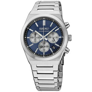 ZCR[ Y uXbgEoOEANbg ANZT[ Men's Chronograph Essentials Stainless Steel Bracelet Watch 40mm Blue