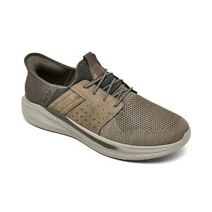 XPb`[Y Y Xj[J[ V[Y Men's Slip-Ins Relaxed Fit- Slade - Ocon Slip-On Memory Foam Casual Sneakers from Finish Line Taupe