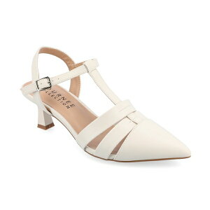 W[j[RNV fB[X pvX V[Y Women's Jazlynn T Strap Kitten Heel Dress Pumps Stone