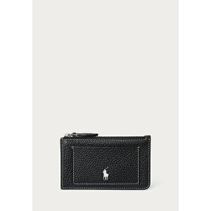 t[ fB[X z ANZT[ POLO PLAY LEATHER ZIP CARD CASE - Wallet - black