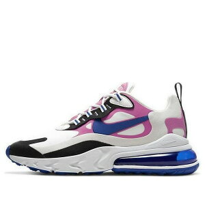 Nike �i�C�L ���f�B�[�X �X�j�[�J�[ �y(WMNS) Nike Air Max 270 React 'White Fuchsia Blue' CI3899-100�z �T�C�Y US_7(24.0cm)