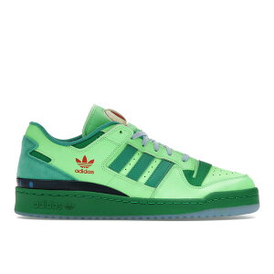 adidas �A�f�B�_�X �����Y �X�j�[�J�[ �yadidas Forum Low The Simpsons Treehouse of Horror�z �T�C�Y US_M_13 Lime Burst/Green/Semi Court Green