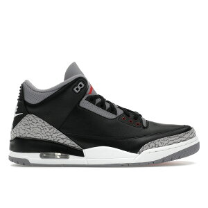 Jordan �W���[�_�� �����Y �X�j�[�J�[ �yJordan 3 Retro OG Black Cement (2024)�z �T�C�Y US_M_16 Black/Fire Red/Cement Grey/Sail
