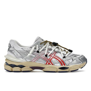ASICS �A�V�b�N�X �����Y �X�j�[�J�[ �yASICS Gel-Cumulus 16 TOGA White Red Pure Silver�z �T�C�Y US_8.5(26.5cm) White/Red/Pure Silver