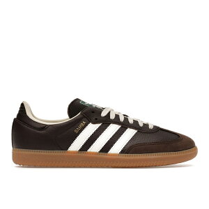 adidas �A�f�B�_�X �����Y �X�j�[�J�[ �yadidas Samba OG Dark Brown Off White Gum�z �T�C�Y US_9.5(27.5cm) Dark Brown/Off White/Gum