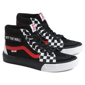 Vans �o���Y �����Y �X�j�[�J�[ �yVans Sk8-Hi FANAYOH BMX Black White Red�z �T�C�Y US_11(29.0cm) Black/White/Red