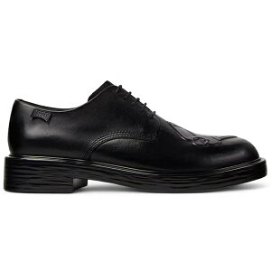 Camper �J���y�[�� �����Y �X�j�[�J�[ �yCamper Twins Leather Oxford Black�z �T�C�Y EU_43(28.0cm) Black