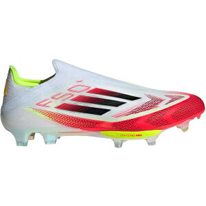 adidas �A�f�B�_�X �����Y �X�j�[�J�[ �yadidas F50+ Laceless FG Solar Pack�z �T�C�Y US_7(25.0cm) Cloud White/Core Black/Solar Yellow