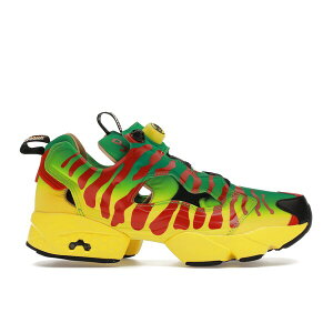 Reebok ���[�{�b�N �����Y �X�j�[�J�[ �yReebok Instapump Fury Jurassic Park�z �T�C�Y US_10.5(28.5cm) Green/Yellow/Red-Black