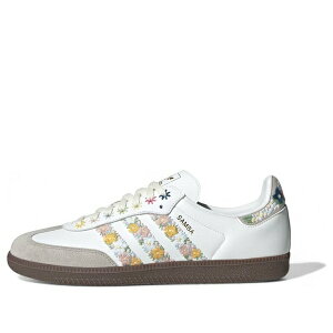 adidas �A�f�B�_�X �����Y �X�j�[�J�[ �T���o �yadidas Samba OG Satin 'Floral Cloud White Clear Granite' HQ5155�z �T�C�Y US_8.5(26.5cm)
