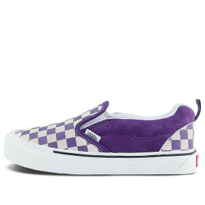 Vans �o���Y �����Y �X�j�[�J�[ �yVans Classic Slip-On 'Color Theory Checkerboard Purple' VN0009QDZ1N�z �T�C�Y US_6.5(24.5cm)