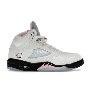 Jordan �W���[�_�� �����Y �X�j�[�J�[ �yJordan 5 Retro Medium Soft Pink�z �T�C�Y US_9.5(27.5cm) White/Medium Soft Pink/Black