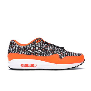 Nike �i�C�L �����Y �X�j�[�J�[ �yNike Air Max 1 Just Do It Pack Black Orange�z �T�C�Y US_10.5(28.5cm) Black/Black-Total Orange-White