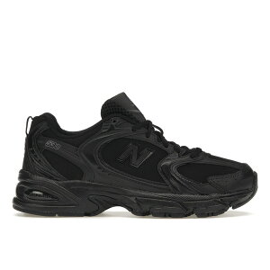 New Balance �j���[�o�����X �����Y �X�j�[�J�[ �yNew Balance 530 Triple Black Leather�z �T�C�Y US_M_4 Black/Black