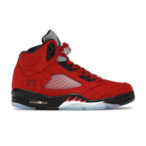 Jordan �W���[�_�� �����Y �X�j�[�J�[ �yJordan 5 Retro Raging Bull Red (2021)�z �T�C�Y US_M_4 Varsity Red/Black-White