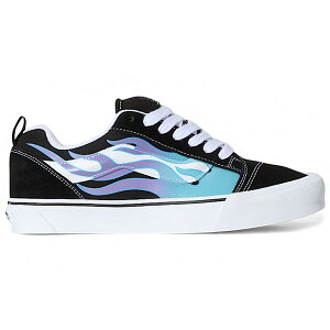 Vans �o���Y �����Y �X�j�[�J�[ �yVans Knu Skool Black Blue Flame�z �T�C�Y US_6.5(24.5cm) Black/Blue/Flame