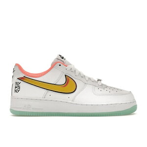 Nike �i�C�L �����Y �X�j�[�J�[ �yNike Air Force 1 Low NY vs. NY White Crimson Pulse�z �T�C�Y US_12.5(30.5cm) White/Crimson Pulse/Green Glow/Light Laser Orange/Black/Metallic Silver