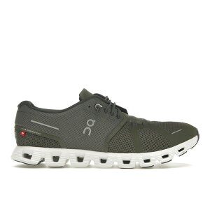 On �I�� �����Y �X�j�[�J�[ �yOn Running Cloud 5 Olive Green White�z �T�C�Y US_M_13 Olive/White