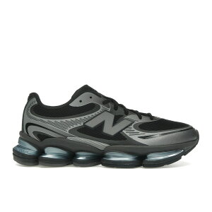 New Balance �j���[�o�����X �����Y �X�j�[�J�[ �yNew Balance Abzorb 2000 Black Grey�z �T�C�Y US_7(25.0cm) Black/Dark Silver Metallic/Light Chrome Blue