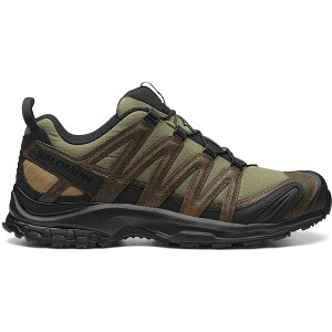 Salomon �T������ �����Y �X�j�[�J�[ �ySalomon XA Pro 3D Distressed Leather Dark Earth Black�z �T�C�Y US_7(25.0cm) Dark Earth/Black/Deep Lichen Green