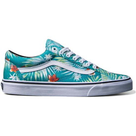 Vans バンズ メンズ スニーカー 【Vans Old Skool Decay Palms White True Baltic】 サイズ US_M_4 White/True/Baltic