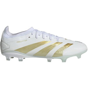 adidas �A�f�B�_�X �����Y �X�j�[�J�[ �yadidas Predator Pro FG Cloud White Gold Metallic Sandy Beige Met�z �T�C�Y US_10.5(28.5cm) Cloud White/Gold Metallic/Sandy Beige Met