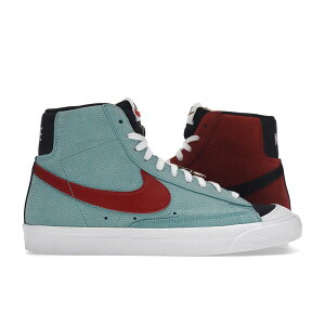 Nike �i�C�L �����Y �X�j�[�J�[ �yNike Blazer Mid '77 EMB NBA WNBA 75th Anniversary�z �T�C�Y US_7(25.0cm) Washed Teal/White/University Gold/Gym Red