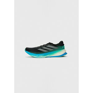 AfB_X Y jO X|[c SUPERNOVA RISE 2 - Road running shoes - core black/glory green