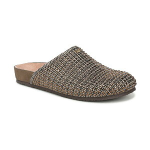T[JX GkC oC TEGf} fB[X Xb|E[t@[ V[Y Women's Sabina Rhinestone Slip-On Clogs Black/Natural Plaid Houndstooth Multi