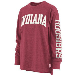 vX{bNX fB[X Jbg\[ gbvX Royce Apparel Inc Women's Indiana Hoosiers Canyon Long Sleeve T-Shirt Red