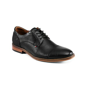 g~[ qtBK[ Y hXV[Y V[Y Men's Barmi Cap Toe Lace Up Oxford Shoes Black