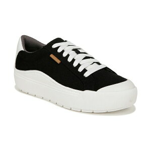 hN^[EV[ fB[X Xj[J[ V[Y Women's Time Off Lace Up Platform Sneakers Black Fabric