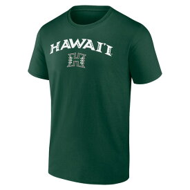 ファナティクス メンズ Tシャツ トップス Hawaii Warriors Fanatics Branded Campus TShirt Green