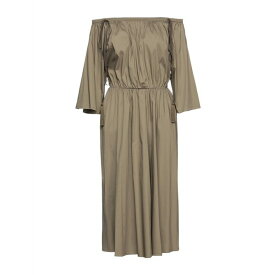 【送料無料】 パトリツィア ペペ レディース ワンピース トップス Midi dresses Khaki