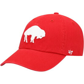 フォーティーセブン メンズ 帽子 アクセサリー Buffalo Bills '47 Clean Up Legacy Adjustable Hat Red