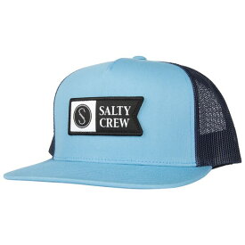 ソルティクルー メンズ 帽子 アクセサリー Salty Crew Alpha Twill Trucker Snapback Hat Blue