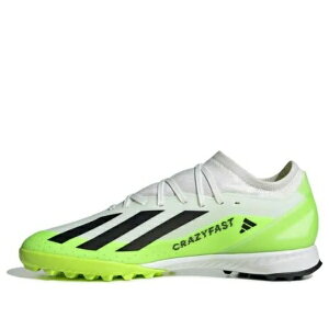 adidas �A�f�B�_�X �����Y �X�j�[�J�[ �yadidas X Crazyfast.3 TF 'White Core Black Lucid Lemon' ID9337�z �T�C�Y US_5.5(23.5cm)