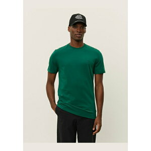  hD Y T_ V[Y NORREGAARD CONTRAST - Basic T-shirt - evergreen