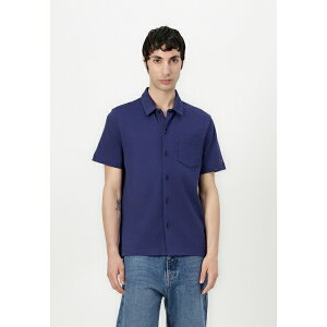 g~[ qtBK[ Y Vc gbvX OPEN FULL PLACKET - Shirt - preppy navy
