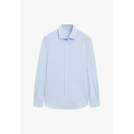 マッシモ ドゥッティ メンズ シャツ トップス SLIM-FIT MICRO-STRIPED - Formal shirt - light blue