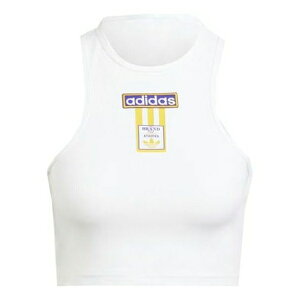 adidas AfB_X fB[X Xj[J[ y(WMNS) adidas Adibreak Cropped Tank Top Asia Sizing 'White' IS2434z TCY US_W_L