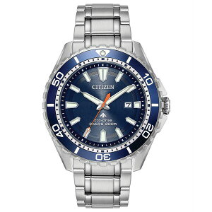 V`Y fB[X uXbgEoOEANbg ANZT[ Eco-Drive Men's Promaster Diver Stainless Steel Bracelet Watch 44mm Silver