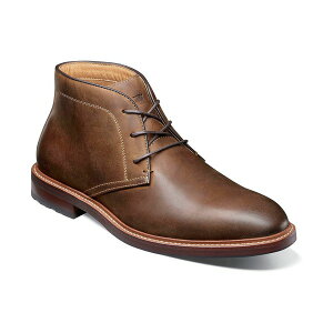 t[VC Y u[c V[Y Men's Anthem Plain Toe Chukka Boot Brown