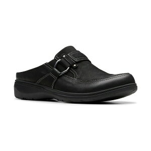 N[NX fB[X T_ V[Y Women's Carleigh Viola Round Toe Mules Black Nubuck