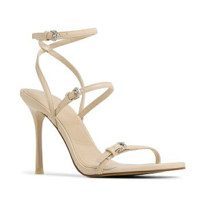 �A���h ���f�B�[�X �T���_�� �V���[�Y Women's Jamielynn Strappy Ankle-Wrap High-Heel Dress Sandals Cream